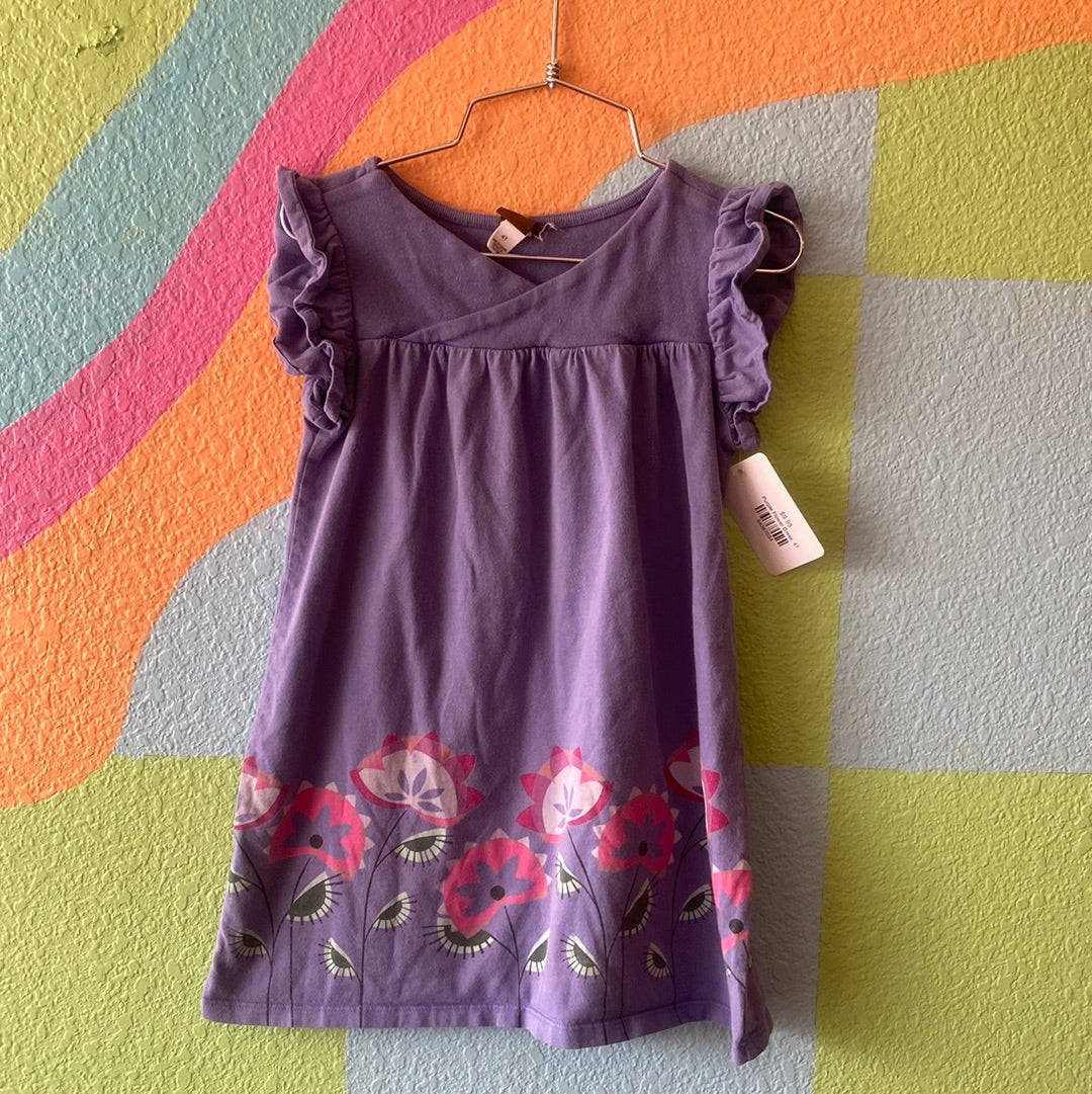 Purple Flower Dress, 4T