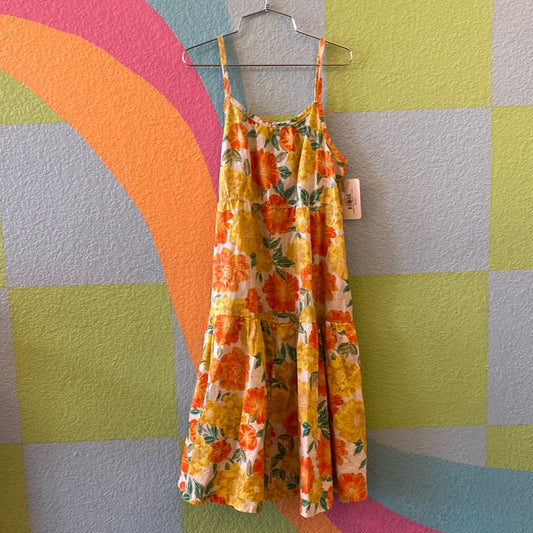 Yellow + Orange Flower Dress, 8