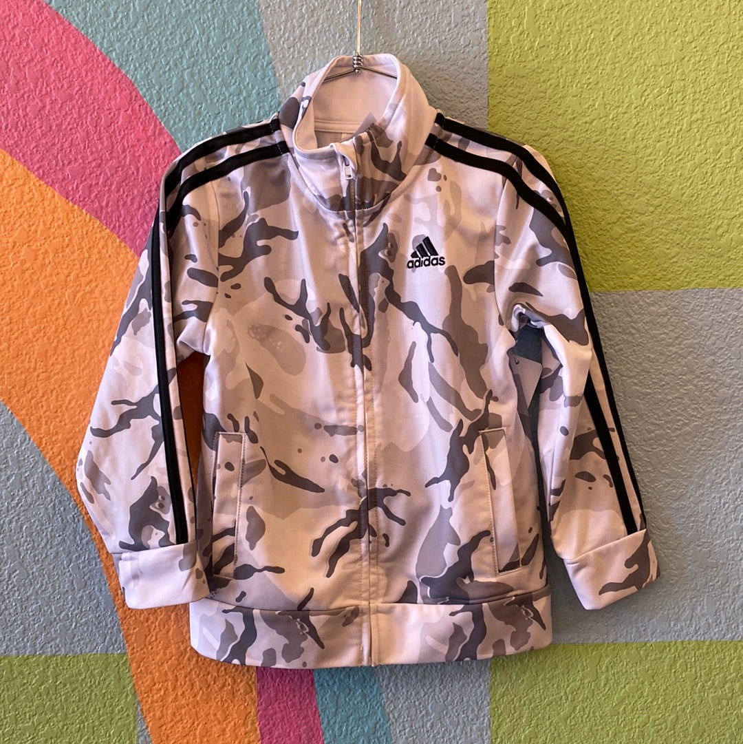 Grey Camo Adidas Zip Up, 4