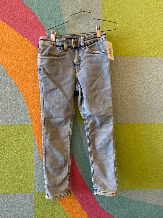 Light Wash Skinny Jeans, 6
