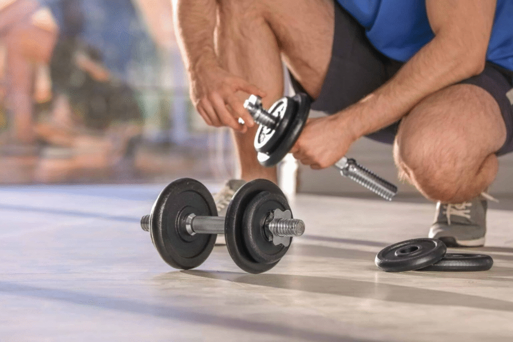 Dropping or Slamming Dumbbells